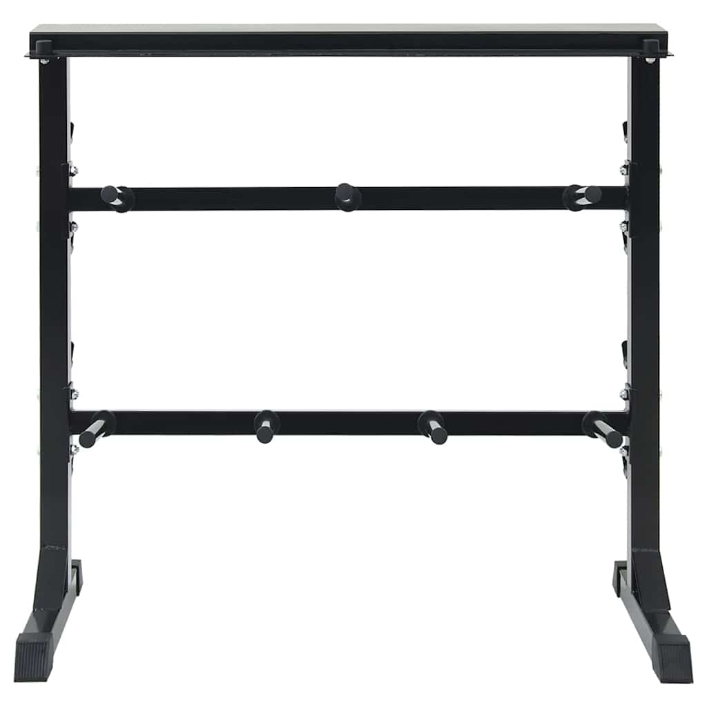 Ripiano per Manubri Nero 99 x 45 x 95,5 cm