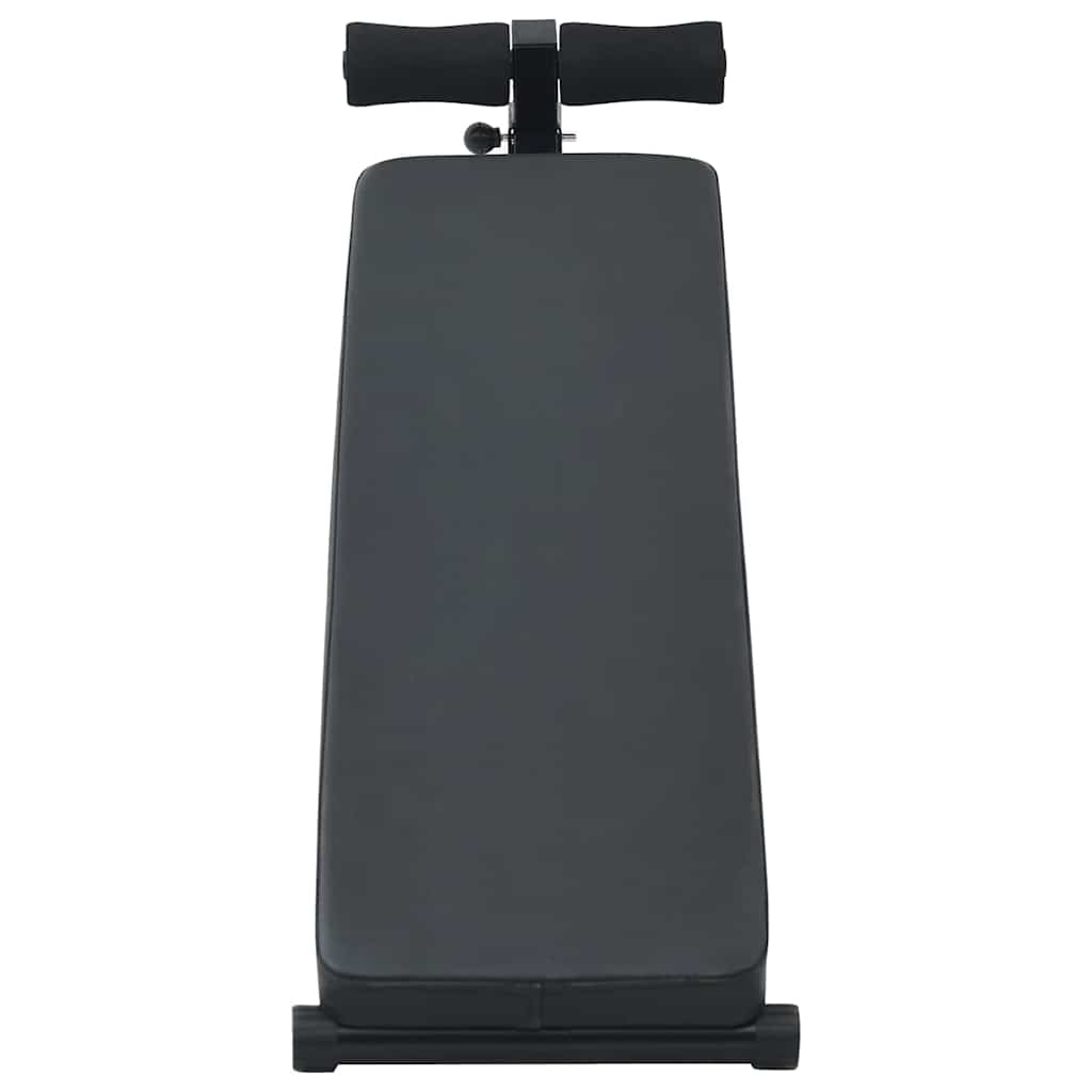 Panca per addominali Nero 124 x 33,5 x 55 cm