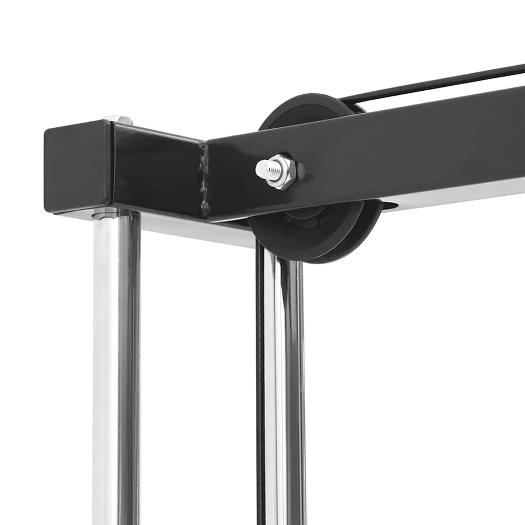 Lat machine Nero 110 x 70 x 187 cm Acciaio verniciato a polvere