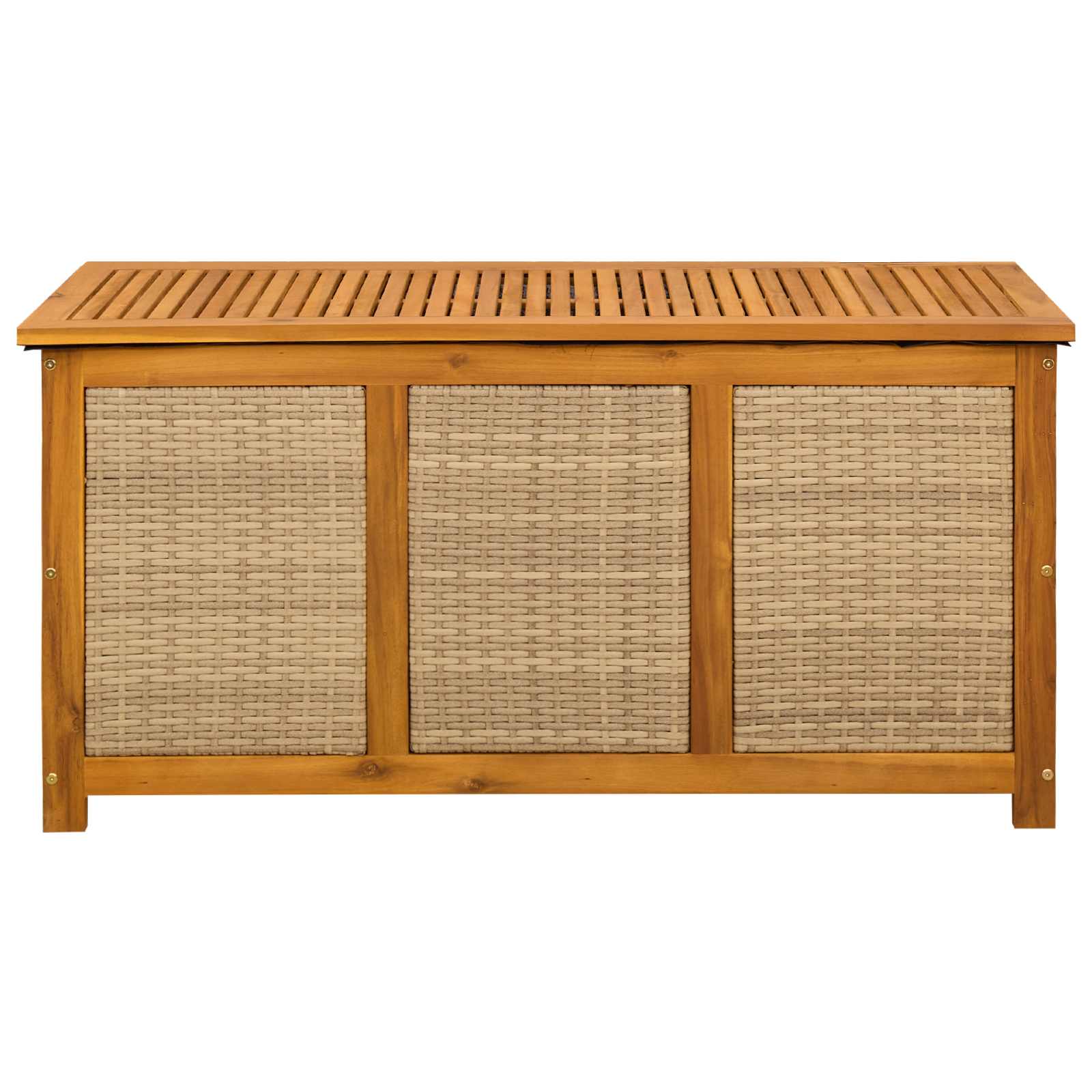Scatola di Stoccaggio per Giardino 185 L 113 x 50 x 56 cm Beige