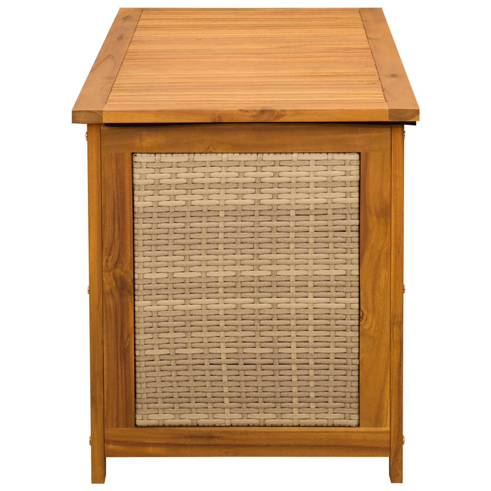 Scatola di Stoccaggio per Giardino 185 L 113 x 50 x 56 cm Beige