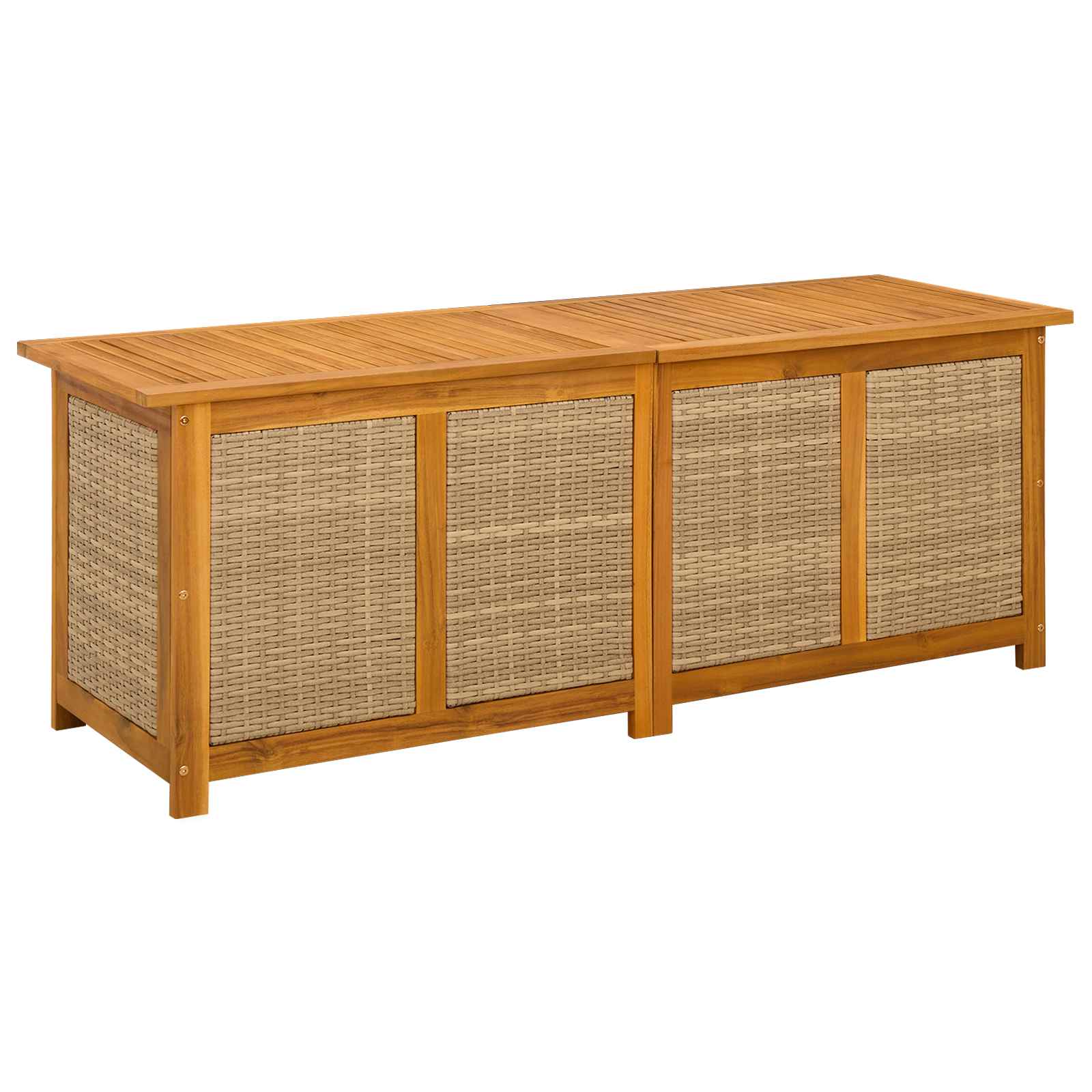 Scatola di Stoccaggio per Giardino 185 L 150 x 50 x 56 cm Beige