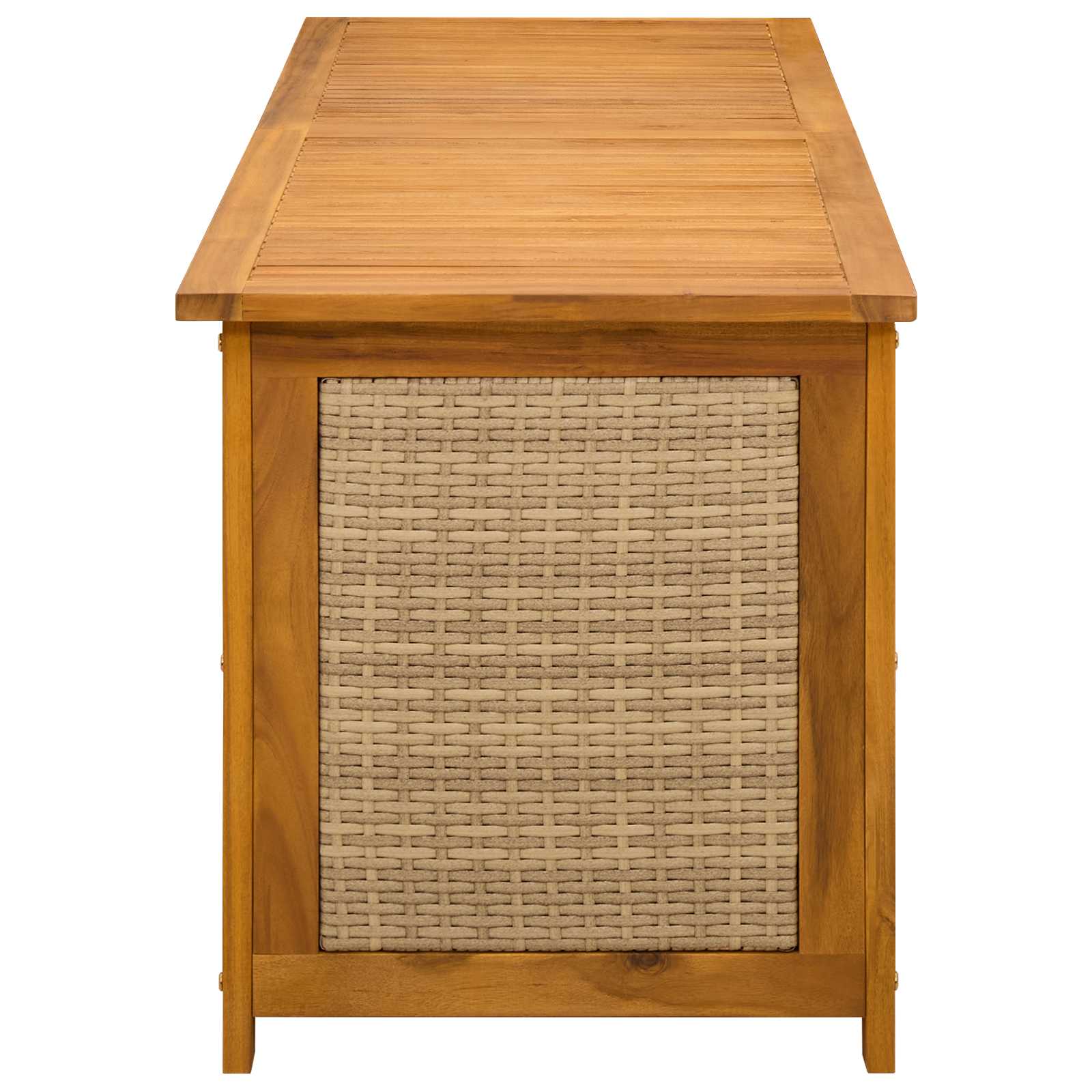 Scatola di Stoccaggio per Giardino 185 L 150 x 50 x 56 cm Beige