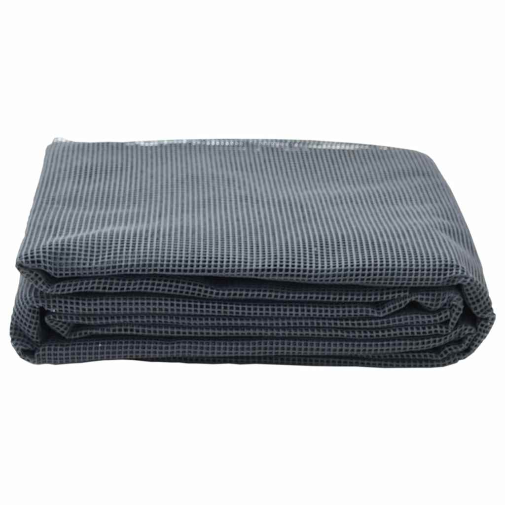 Tappeto da Tenda Antracite 200 x 200 cm Poliestere