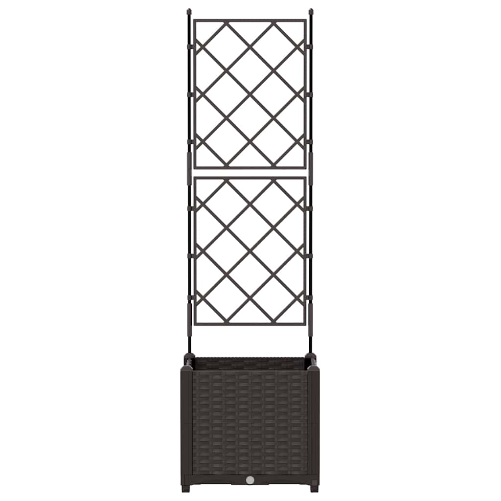 Vaso da giardino Marrone 40 x 40 x 143 cm PP
