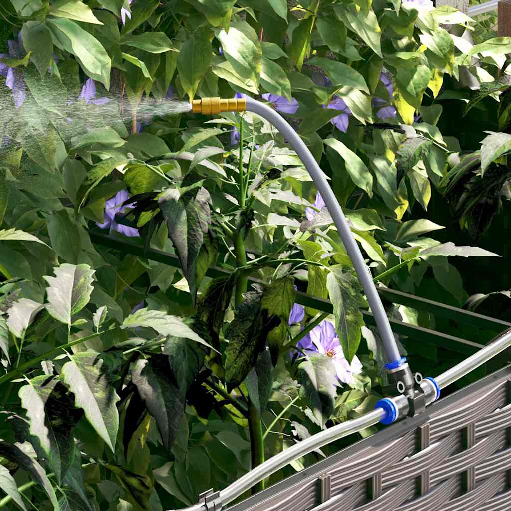 Vaso da giardino 4 pz Marrone 160 x 40 x 52 cm PP