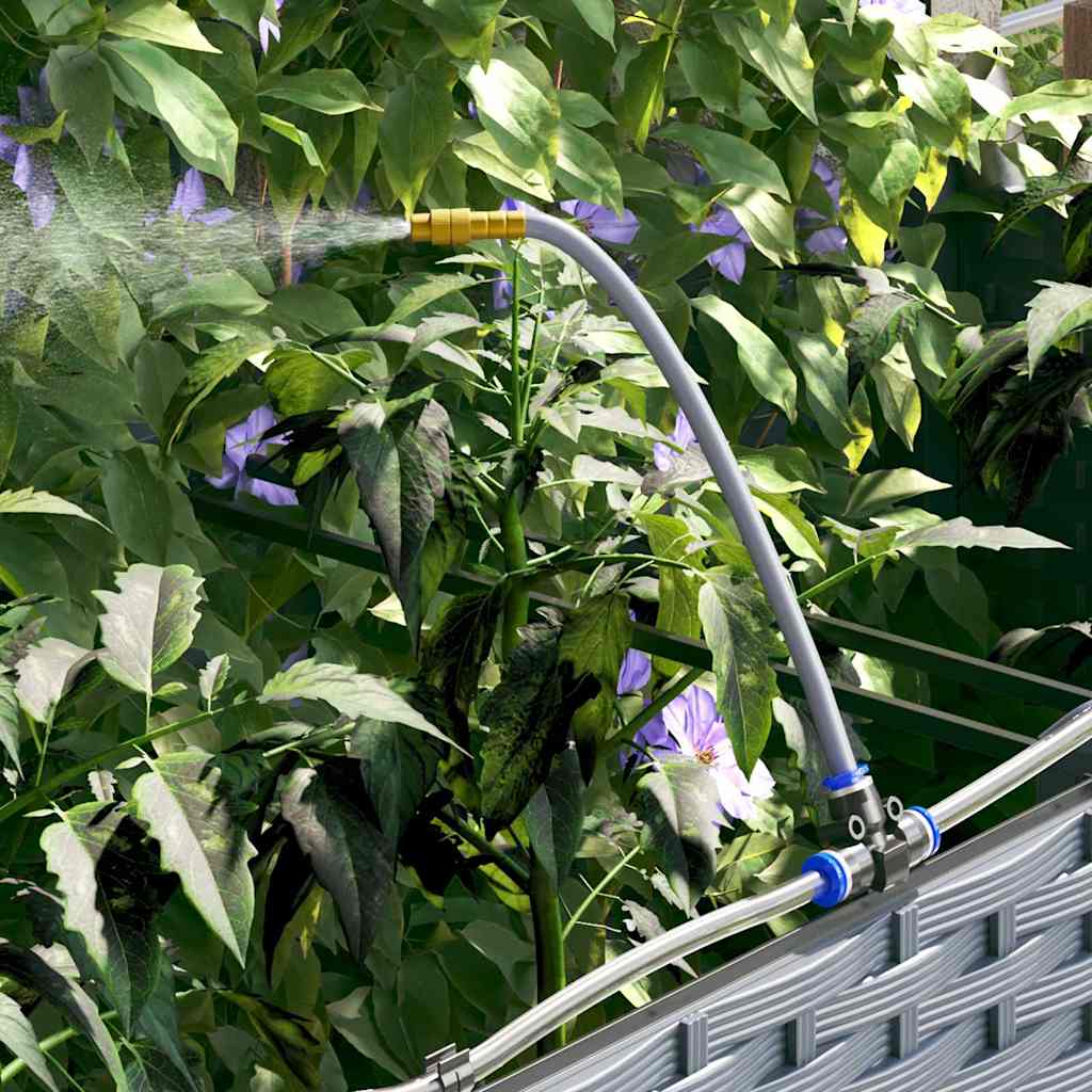 Vaso da giardino 2 pz Grigio Chiaro 80 x 40 x 37,5 cm PP