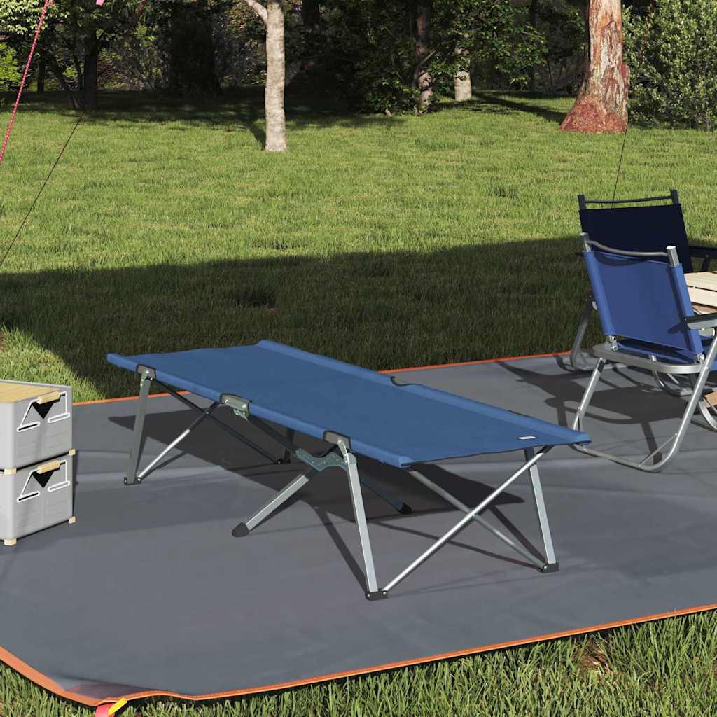Letto da campeggio pieghevole Blu 194 x 62,5 x 42,5 cm