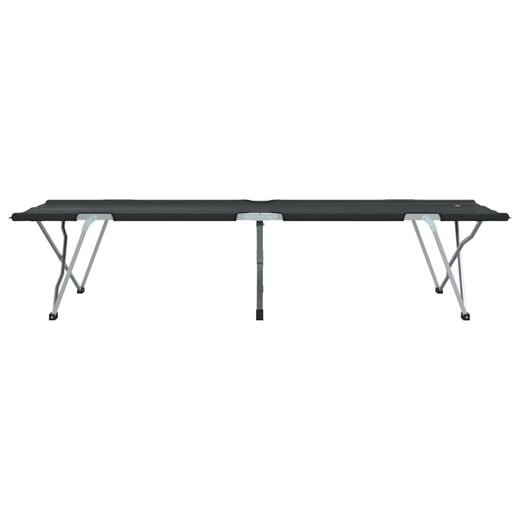 Letto da campeggio pieghevole Nero 194 x 62,5 x 42,5 cm