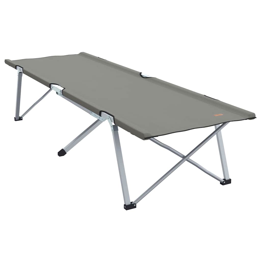 Letto da campeggio pieghevole Grigio 194 x 62,5 x 42,5 cm