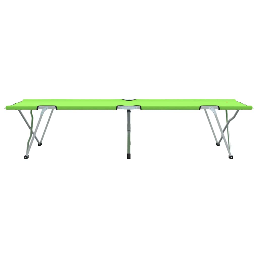 Letto da campeggio pieghevole Verde 194 x 62,5 x 42,5 cm