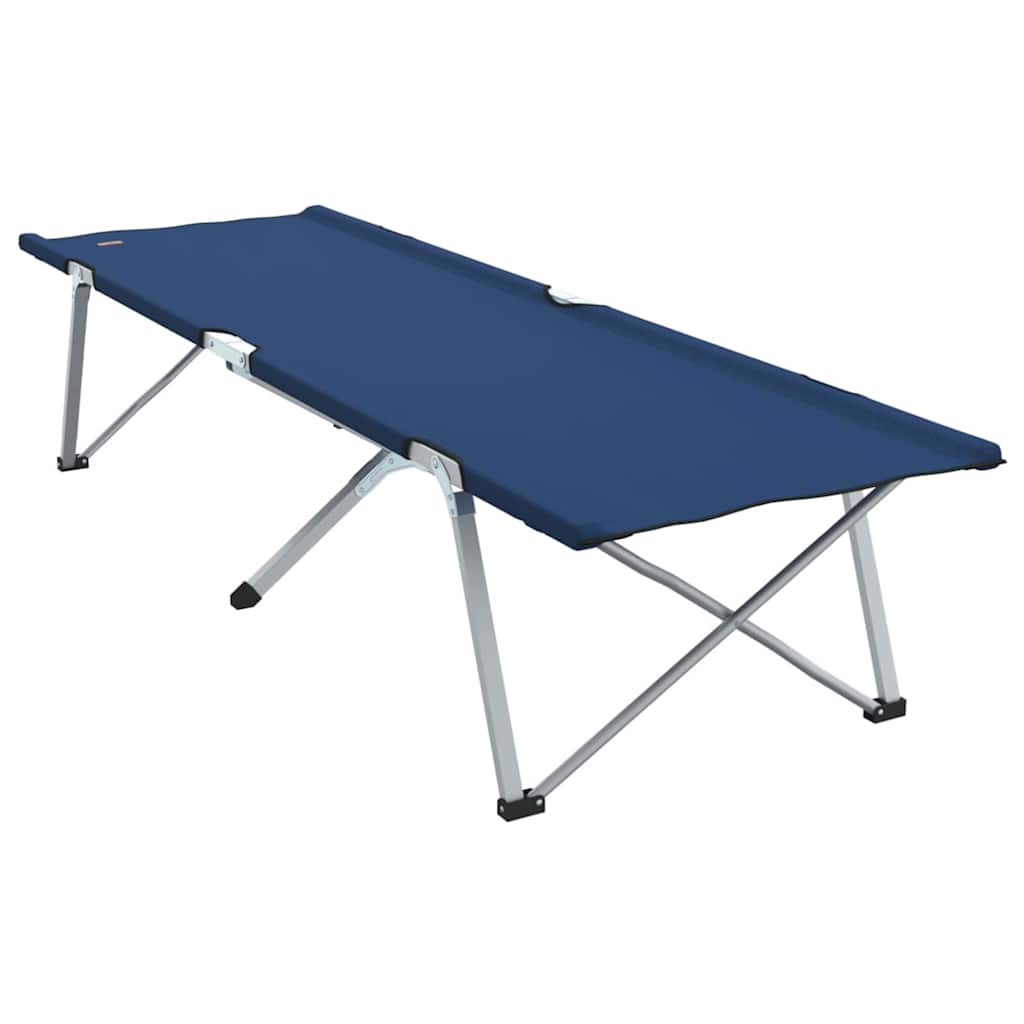 Letto da campeggio pieghevole 2 pz Blu 194 x 62,5 x 42,5 cm