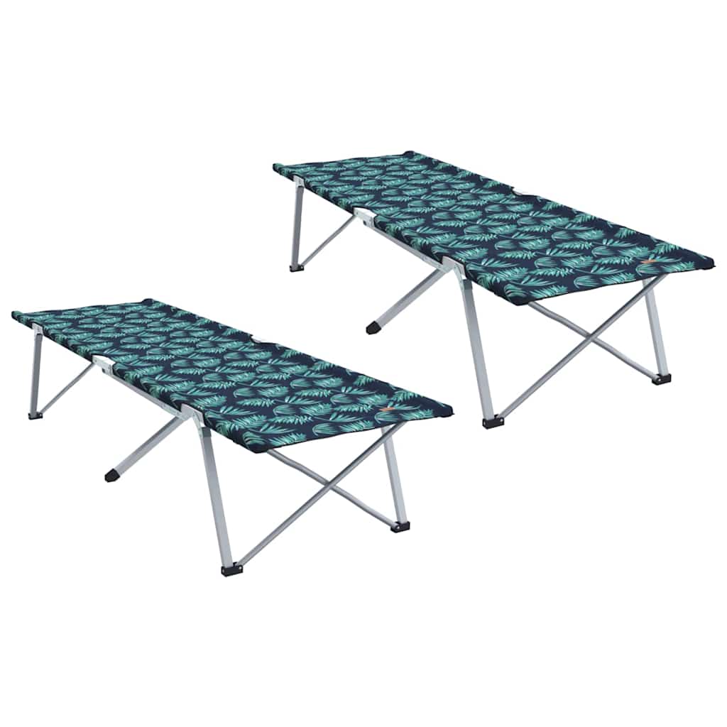 Letto da campeggio pieghevole 2 pz Foresta 194 x 62,5 x 42,5 cm
