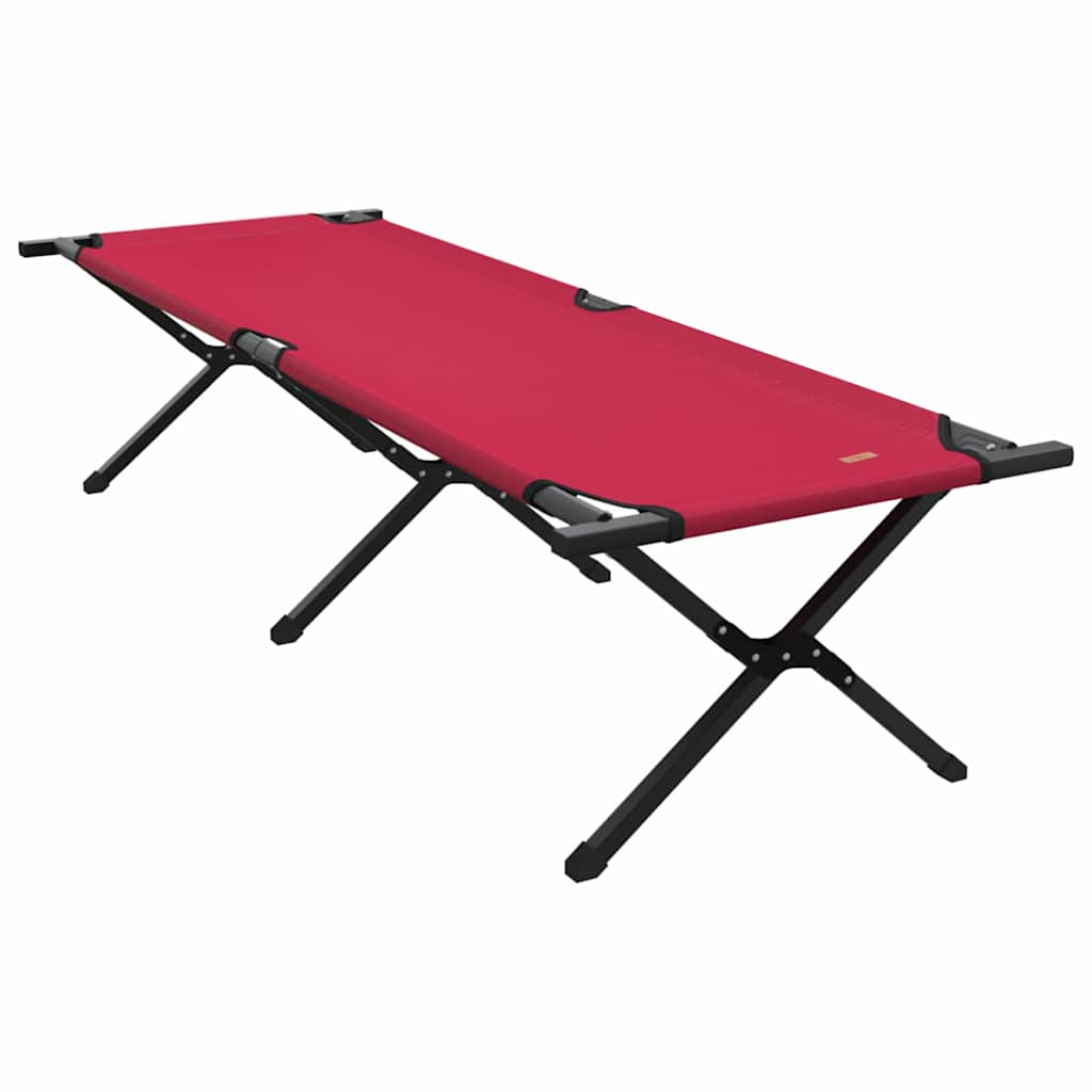 Letto da campeggio pieghevole Rosso 193 x 69 x 45 cm