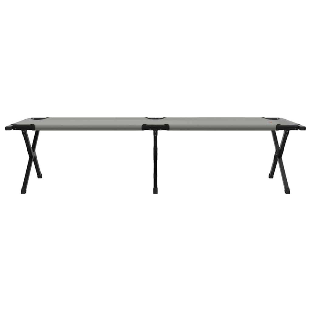 Letto da campeggio pieghevole Grigio 193 x 69 x 45 cm