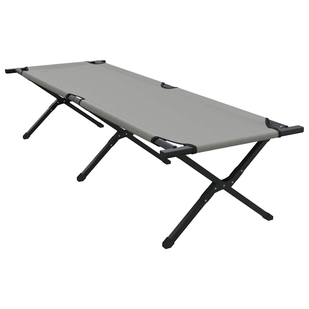 Letto da campeggio pieghevole Grigio 193 x 69 x 45 cm