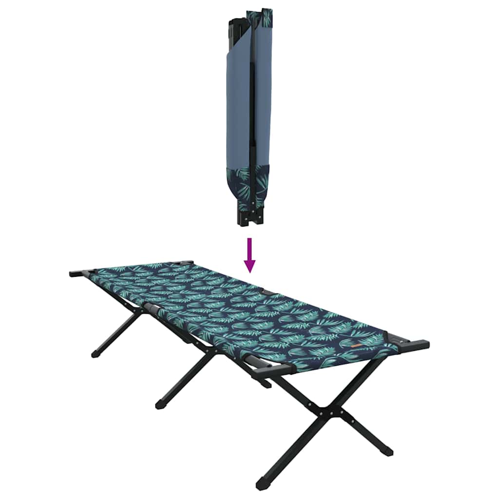 Letto da campeggio pieghevole Foglia Foresta 193 x 69 x 45 cm
