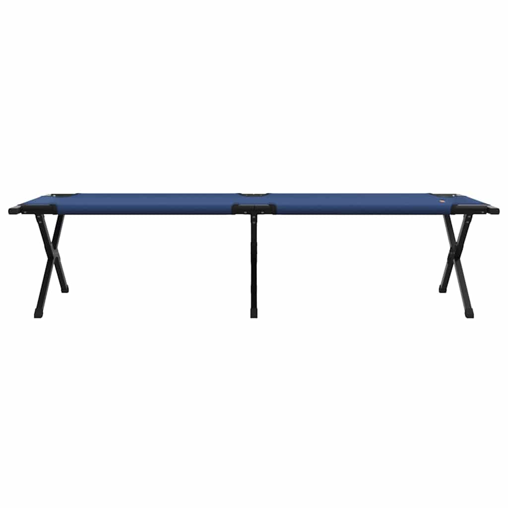 Letto da campeggio pieghevole 2 pz Blu 193 x 69 x 45 cm