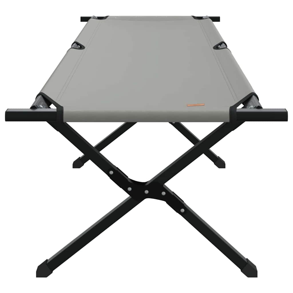 Letto da campeggio pieghevole 2 pz Grigio 193 x 69 x 45 cm