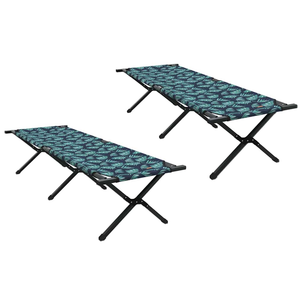 Letto da campeggio pieghevole 2 pz Foresta 193 x 69 x 45 cm