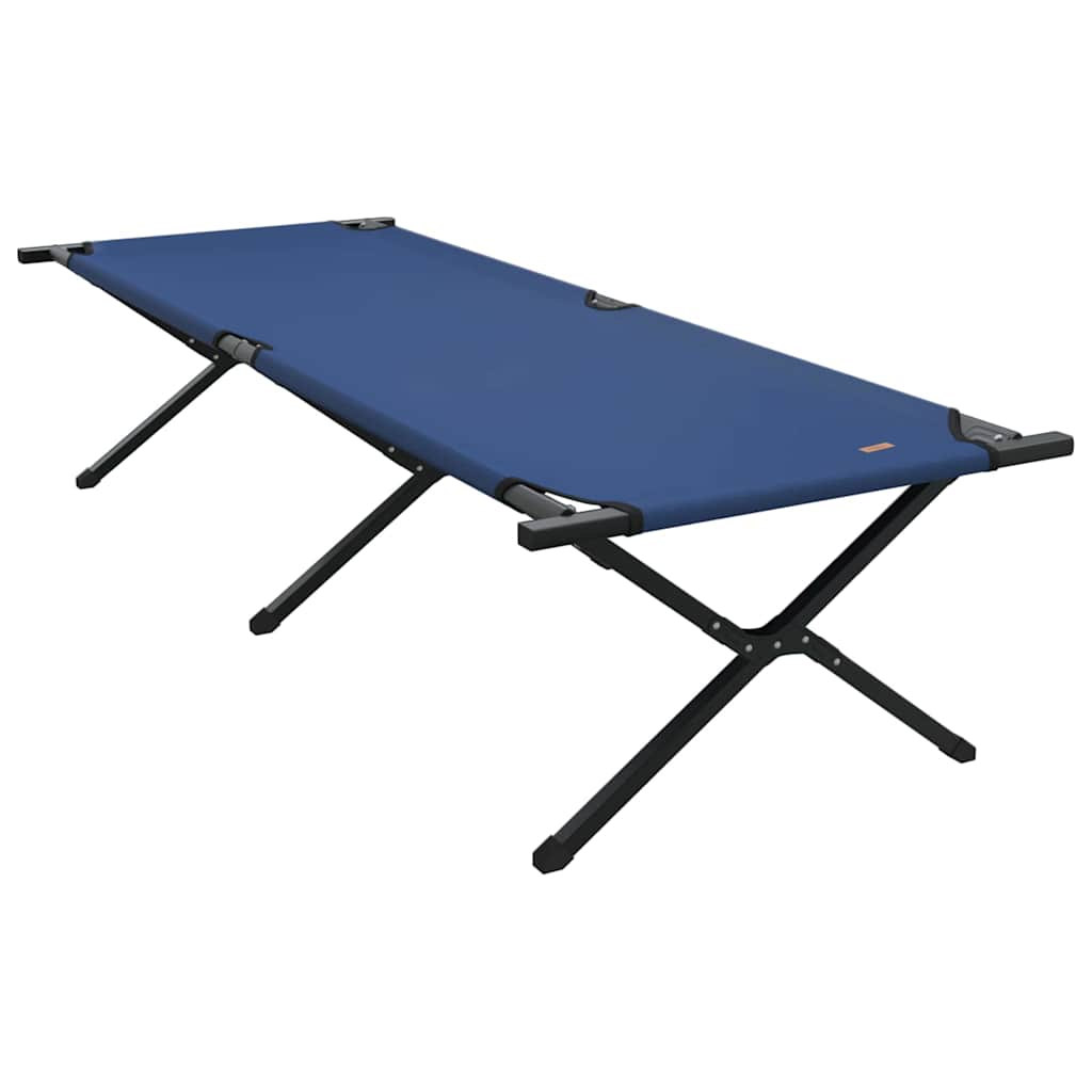 Letto da campeggio pieghevole Blu 210 x 80 x 46 cm
