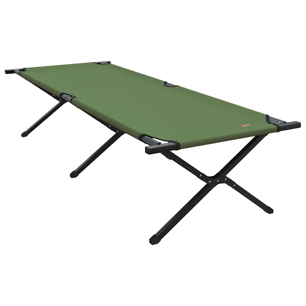 Letto da campeggio pieghevole Verde 210 x 80 x 46 cm