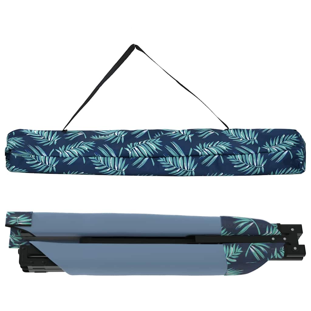 Letto da campeggio pieghevole Foglia Foresta 210 x 80 x 46 cm