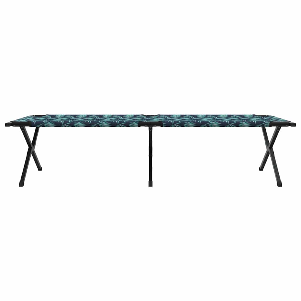 Letto da campeggio pieghevole Foglia Foresta 210 x 80 x 46 cm