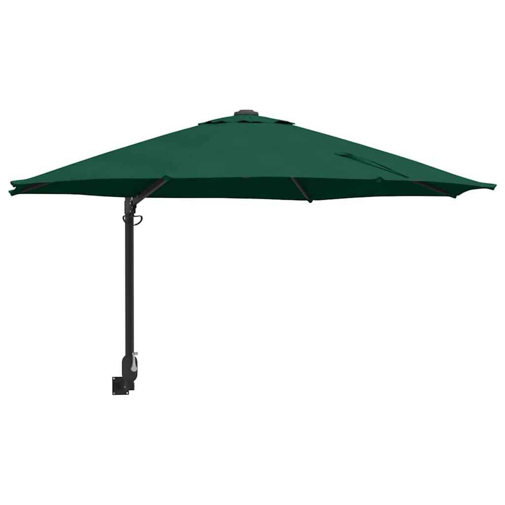 Ombrello da giardino 248 x 248 x 148 cm Poliestere e Acciaio