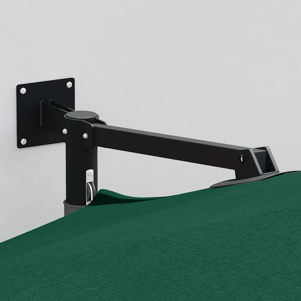 Ombrello da giardino 248 x 248 x 148 cm Poliestere e Acciaio