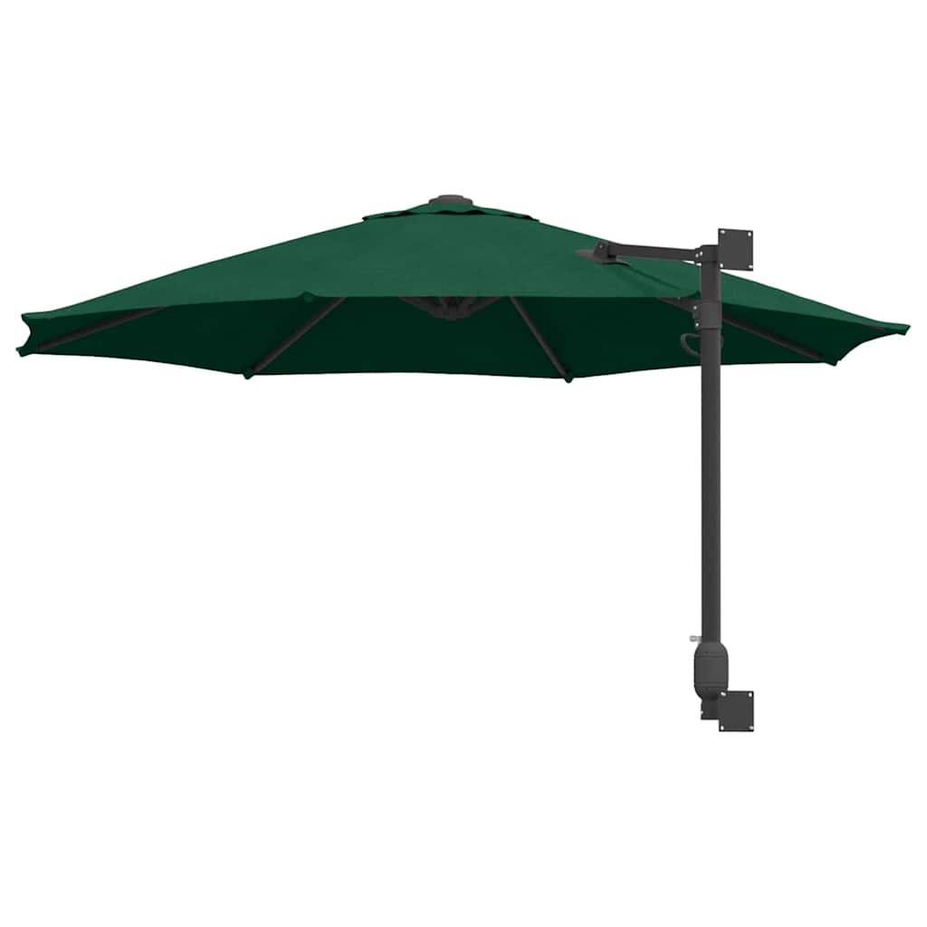 Ombrello da giardino 248 x 248 x 148 cm Poliestere e Acciaio