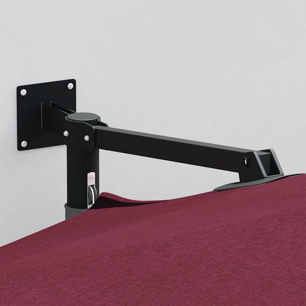Ombrello da giardino 248 x 248 x 148 cm Poliestere e Acciaio