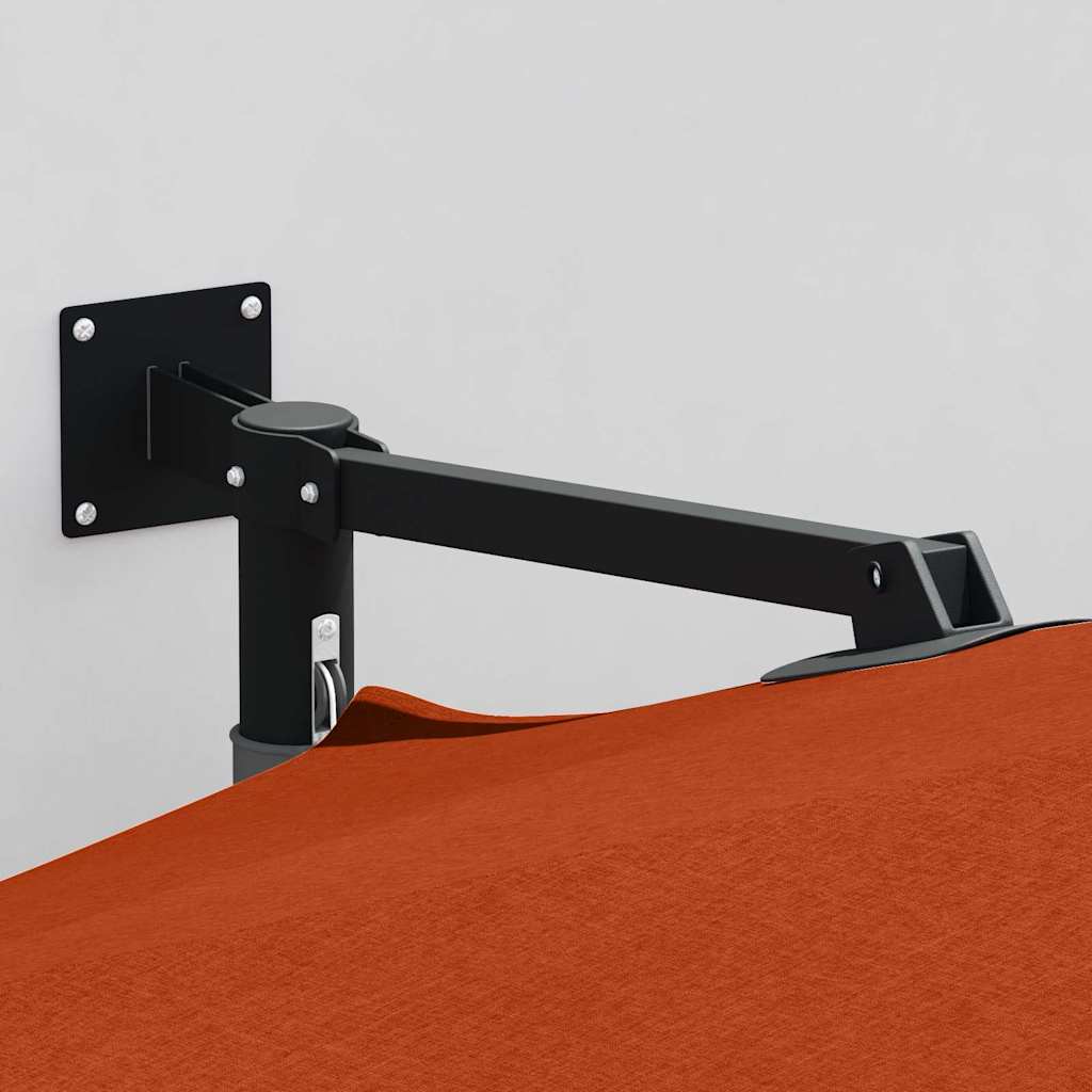 Ombrello da giardino 248 x 248 x 148 cm Poliestere e Acciaio