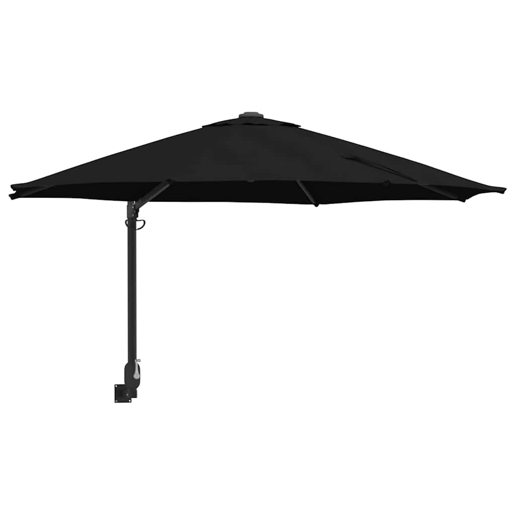 Ombrello da giardino 248 x 248 x 148 cm Poliestere e Acciaio