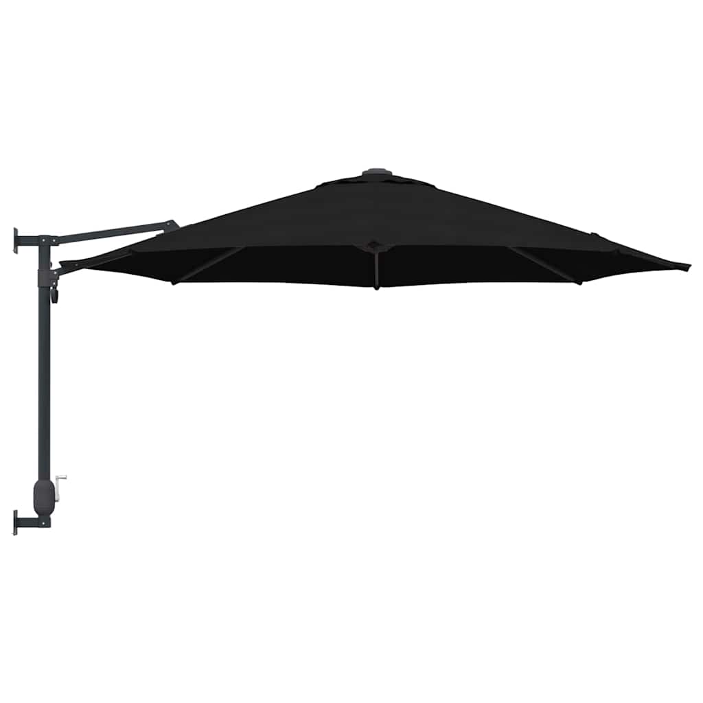 Ombrello da giardino 248 x 248 x 148 cm Poliestere e Acciaio