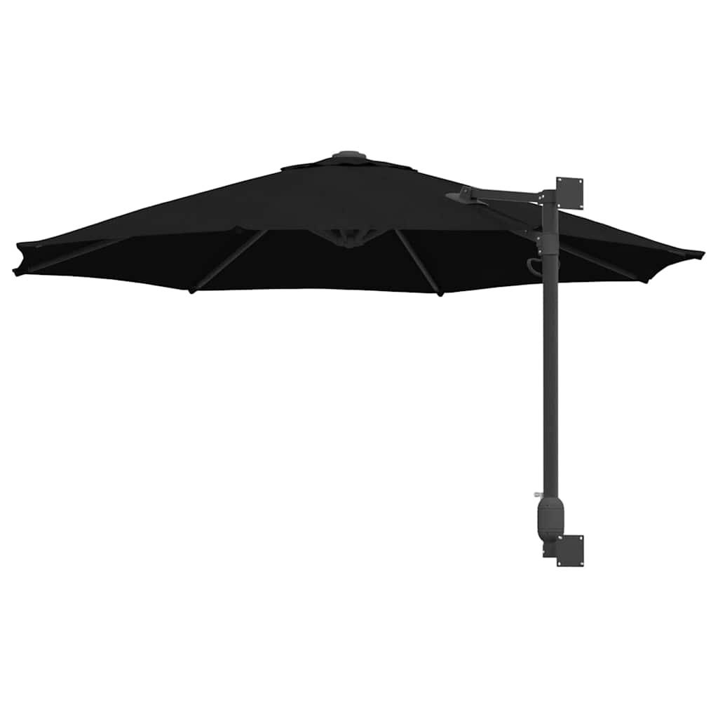 Ombrello da giardino 248 x 248 x 148 cm Poliestere e Acciaio