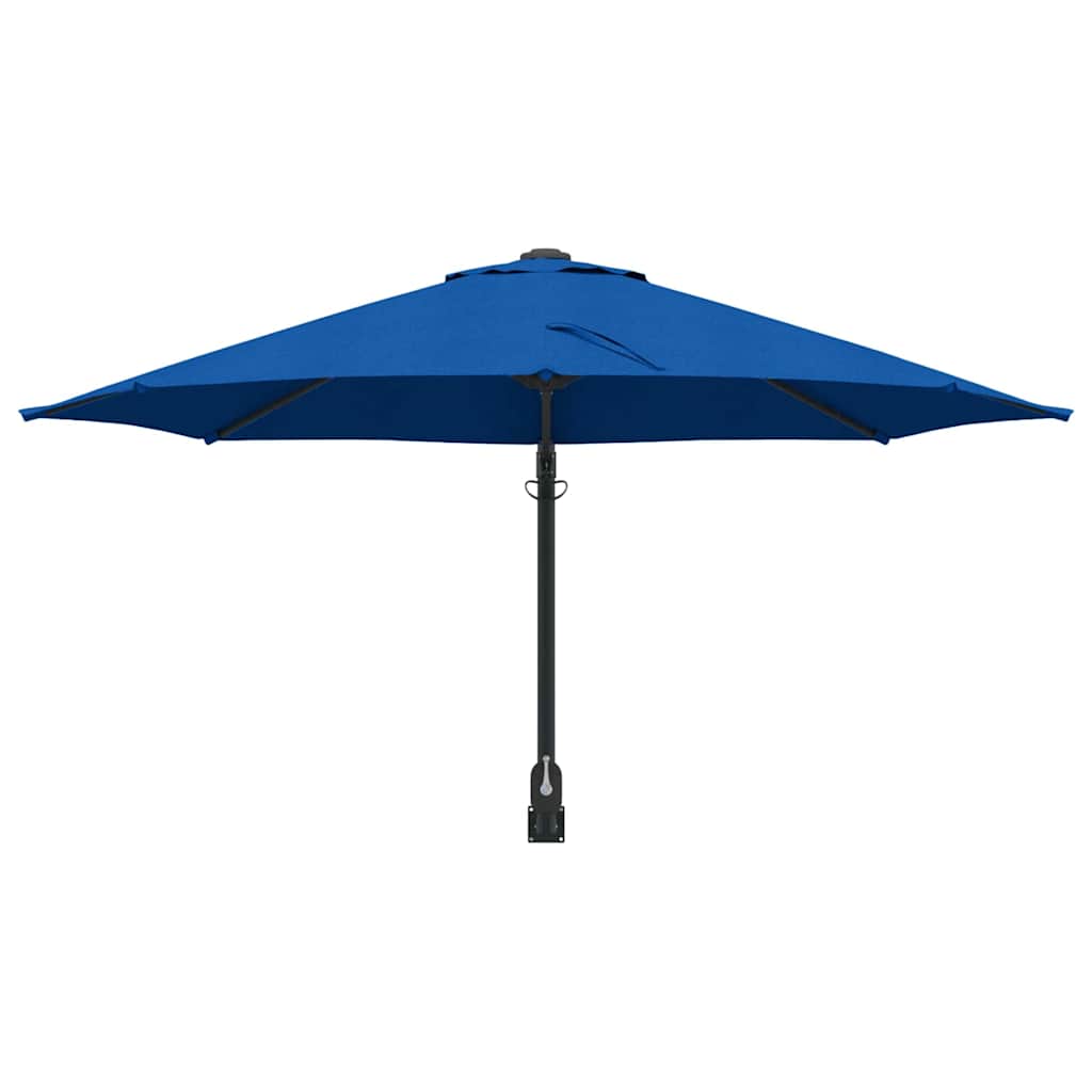 Ombrello da giardino 248 x 248 x 148 cm Poliestere e Acciaio