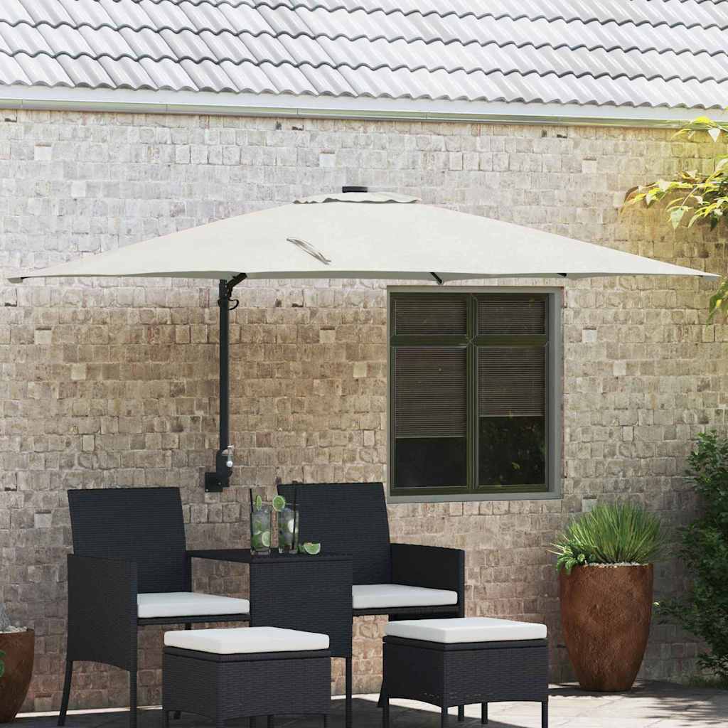 Ombrello da giardino Sabbia 248,5 x 247,5 x 160 cm