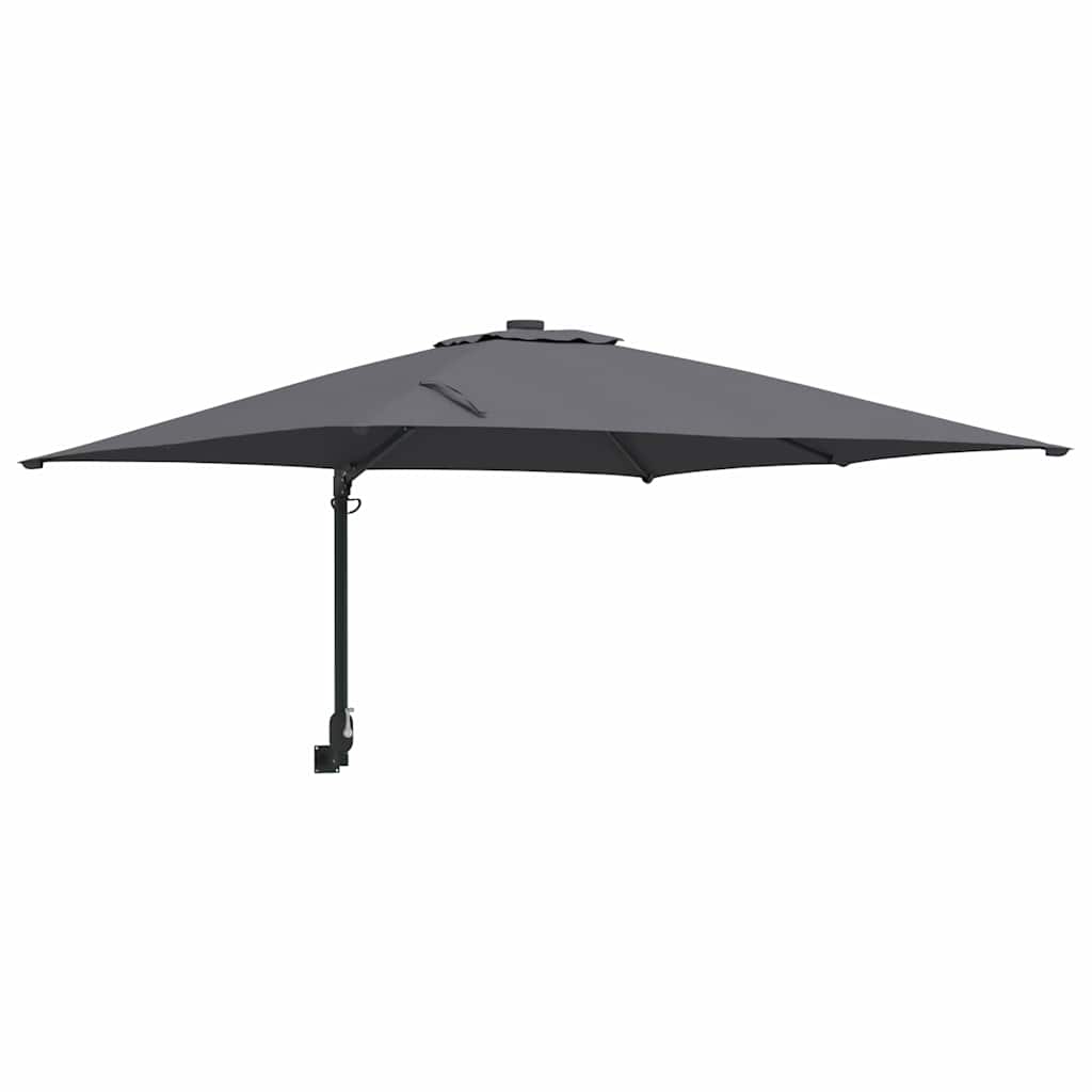 Ombrello da giardino Antracite 248,5 x 247,5 x 160 cm