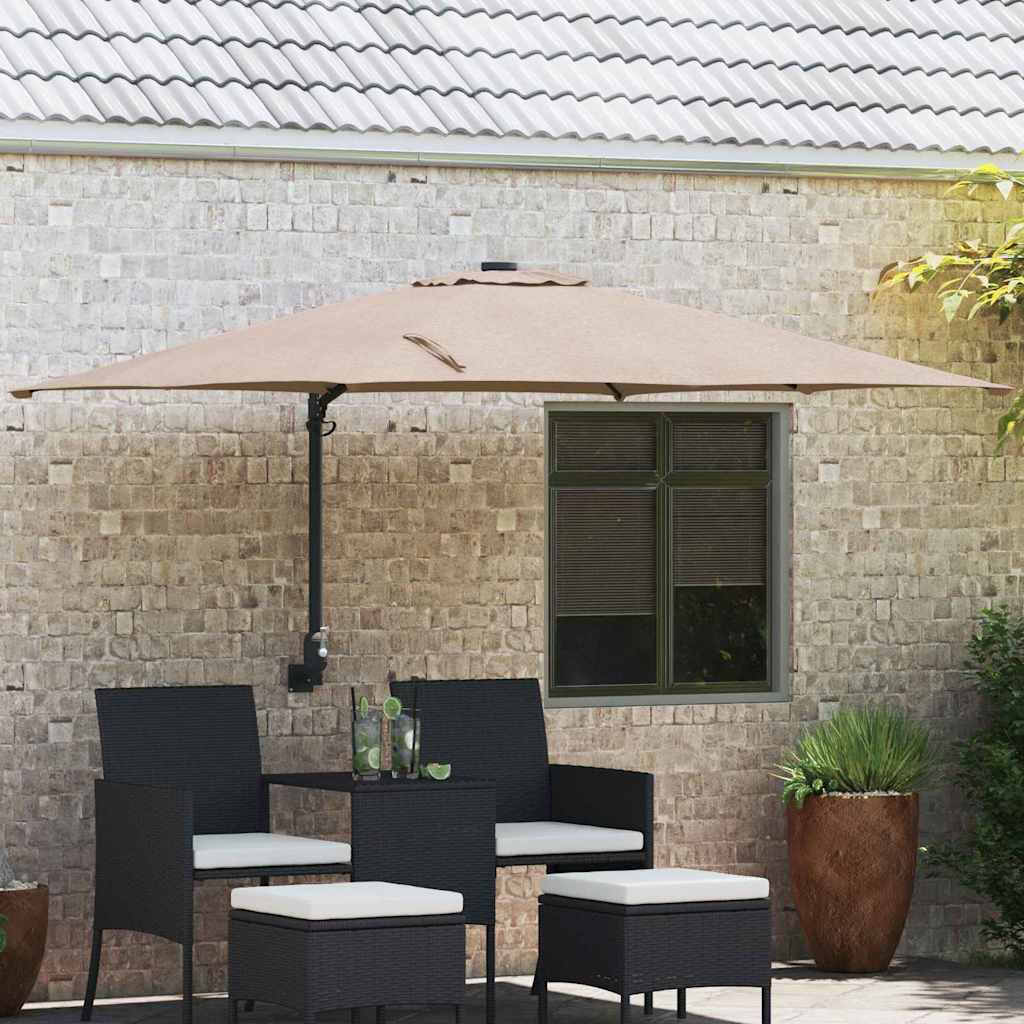 Ombrello da giardino 248,5 x 247,5 x 160 cm