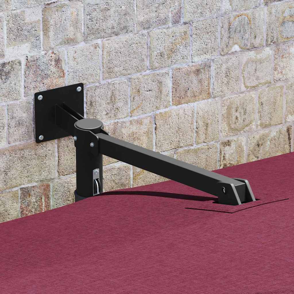 Ombrello da giardino Rosso Bordeaux 248,5 x 247,5 x 160 cm