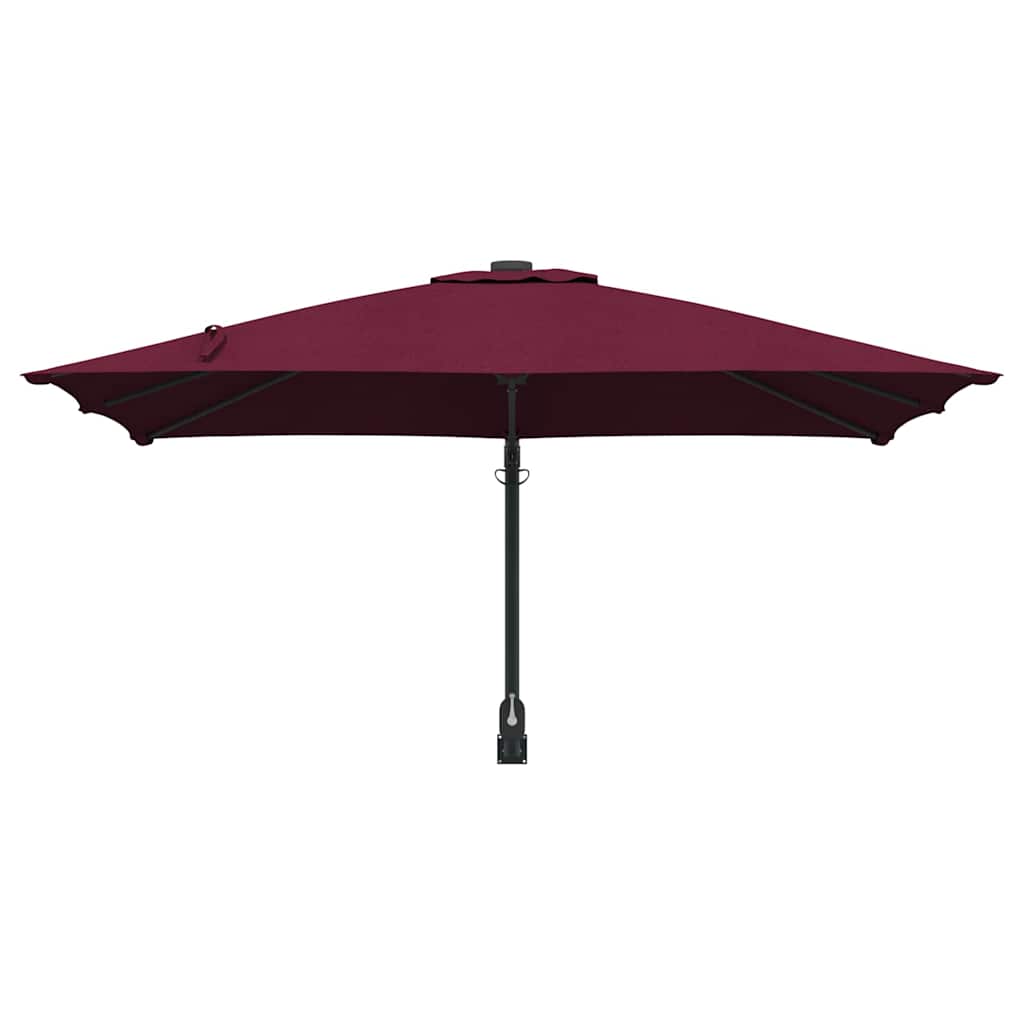 Ombrello da giardino Rosso Bordeaux 248,5 x 247,5 x 160 cm