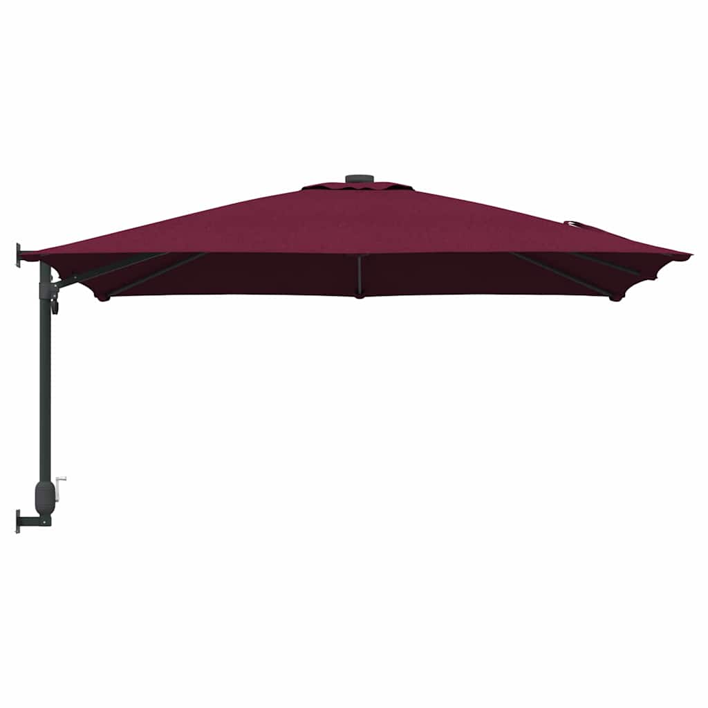 Ombrello da giardino Rosso Bordeaux 248,5 x 247,5 x 160 cm