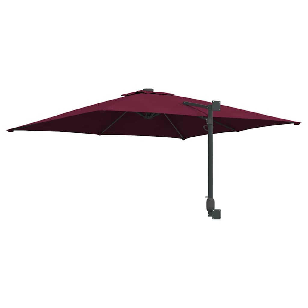 Ombrello da giardino Rosso Bordeaux 248,5 x 247,5 x 160 cm