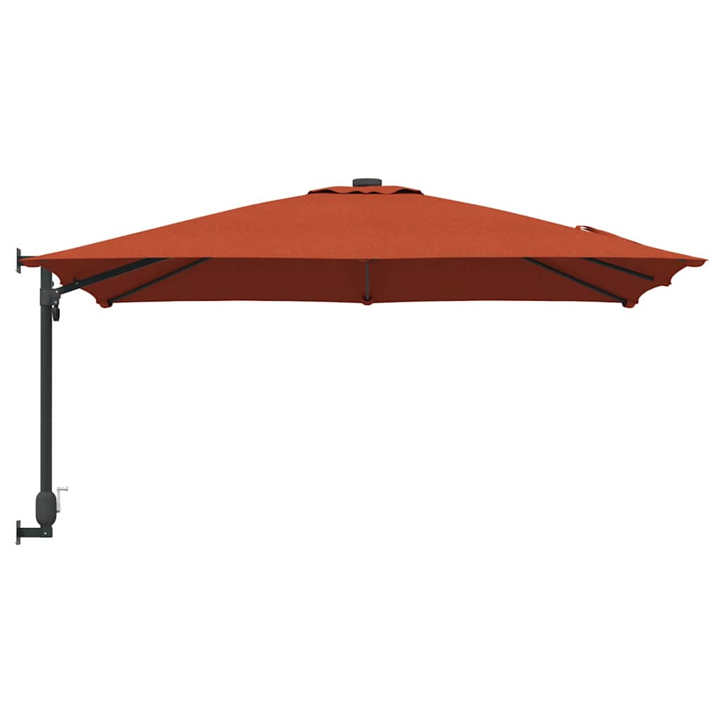 Ombrello da giardino Terracotta 248,5 x 247,5 x 160 cm