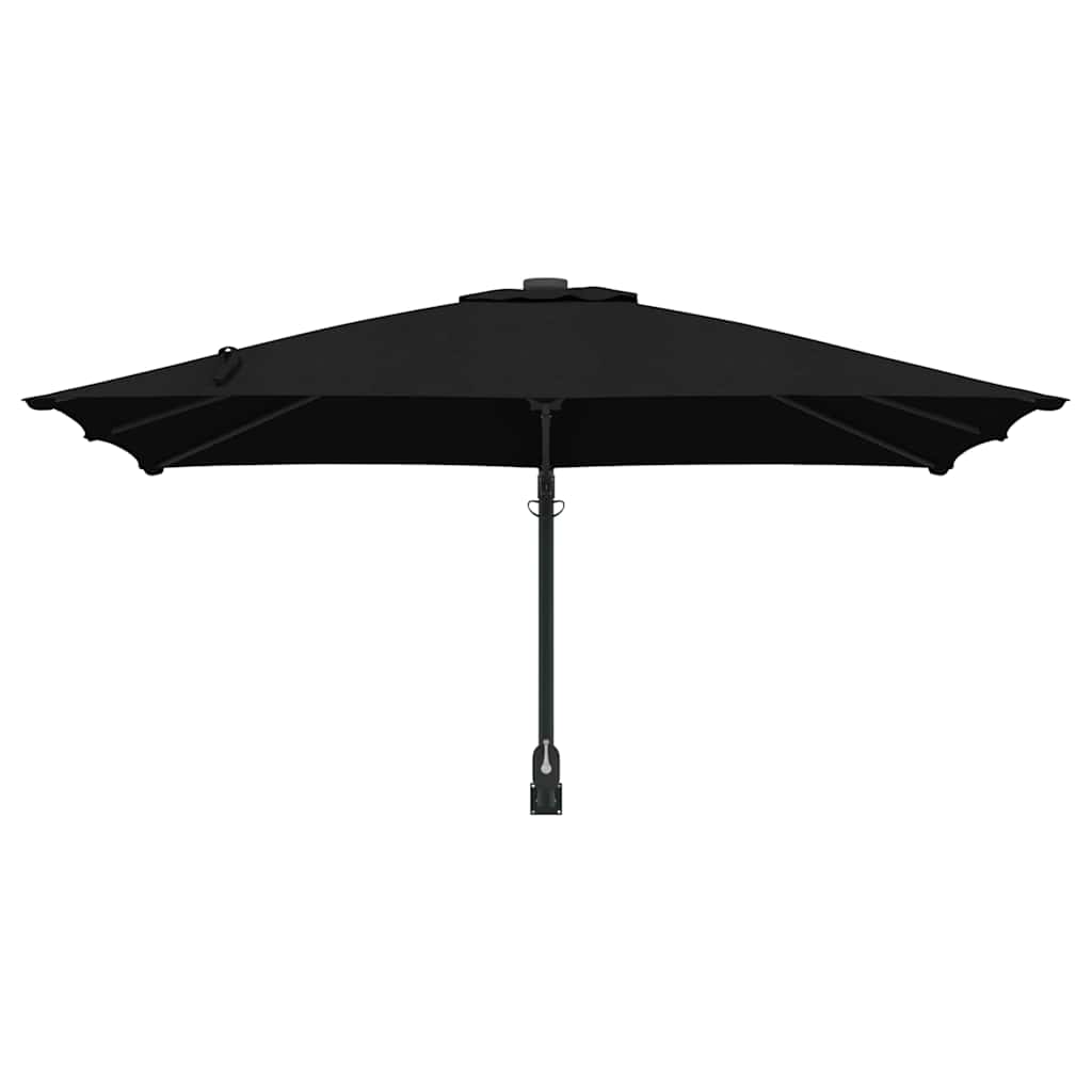 Ombrello da giardino Nero 248,5 x 247,5 x 160 cm