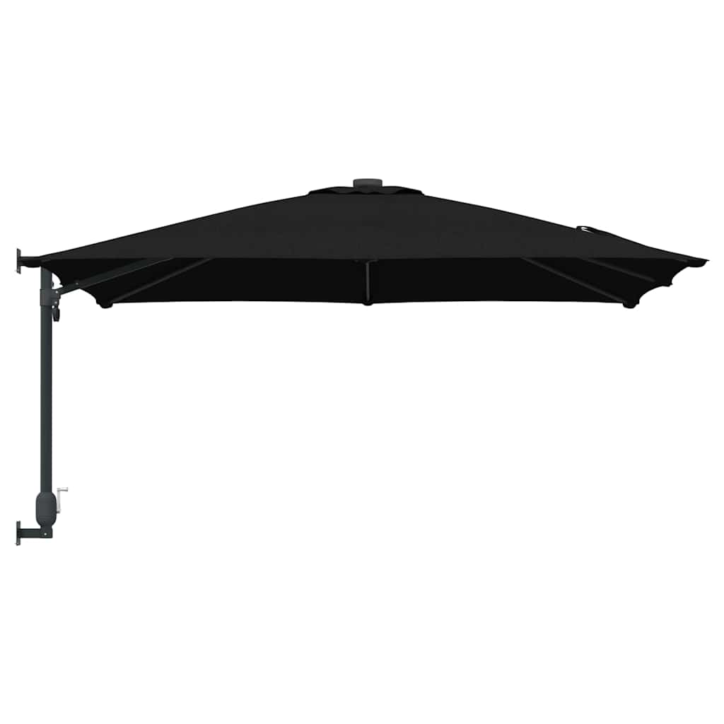 Ombrello da giardino Nero 248,5 x 247,5 x 160 cm