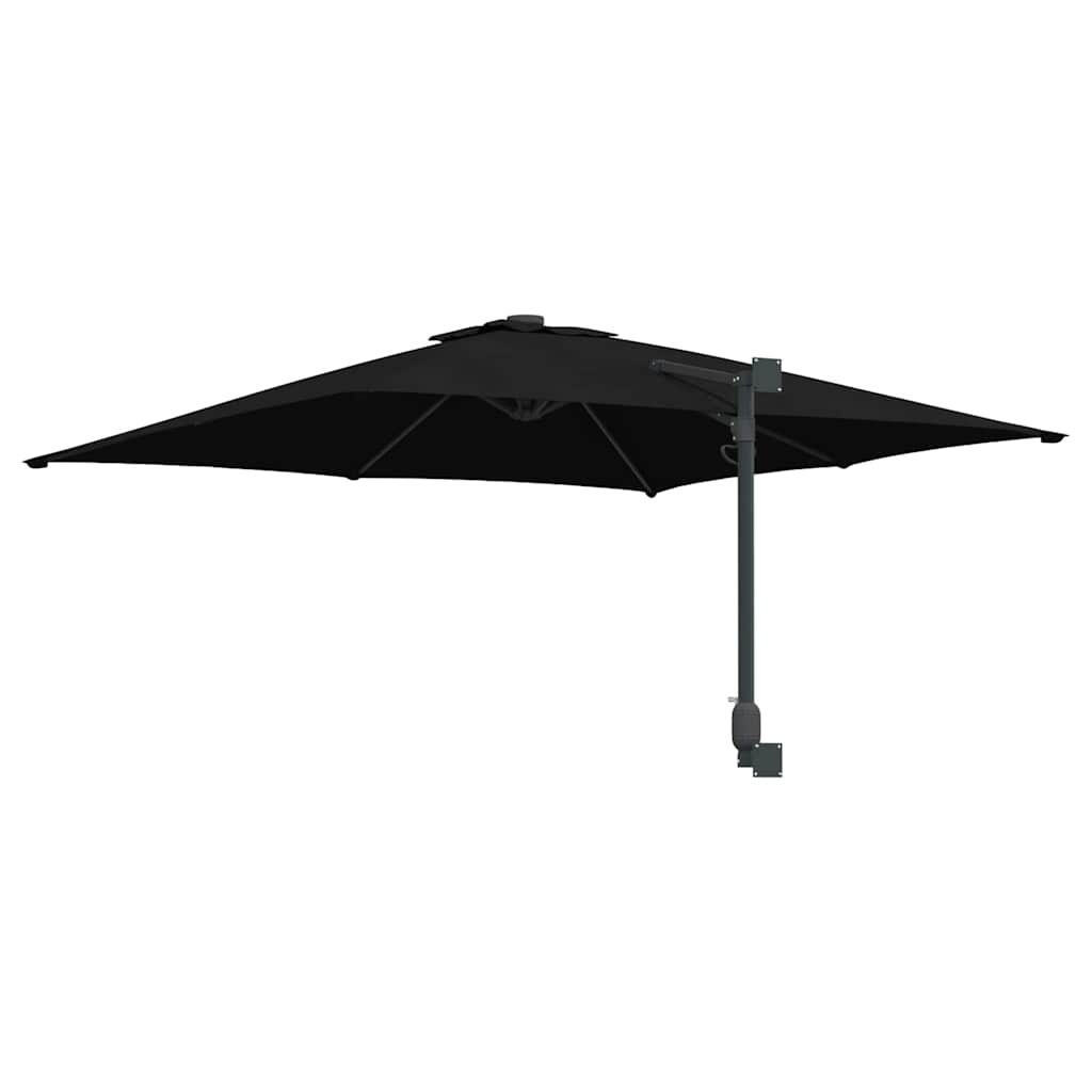 Ombrello da giardino Nero 248,5 x 247,5 x 160 cm