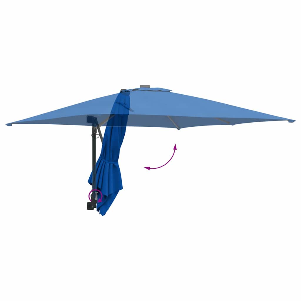Ombrello da giardino 248,5 x 247,5 x 160 cm