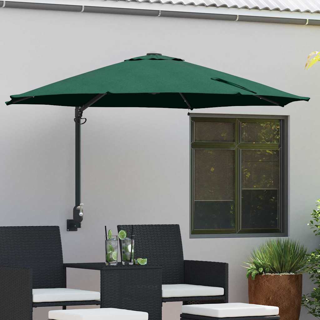 Ombrello da giardino Verde 248 x 248 x 148 cm